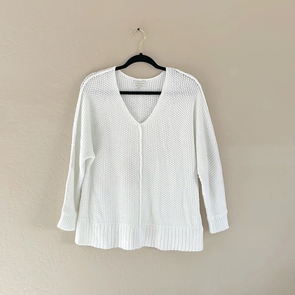Lucky Brand White‎ Knit Sweater - Picture 1 of 6